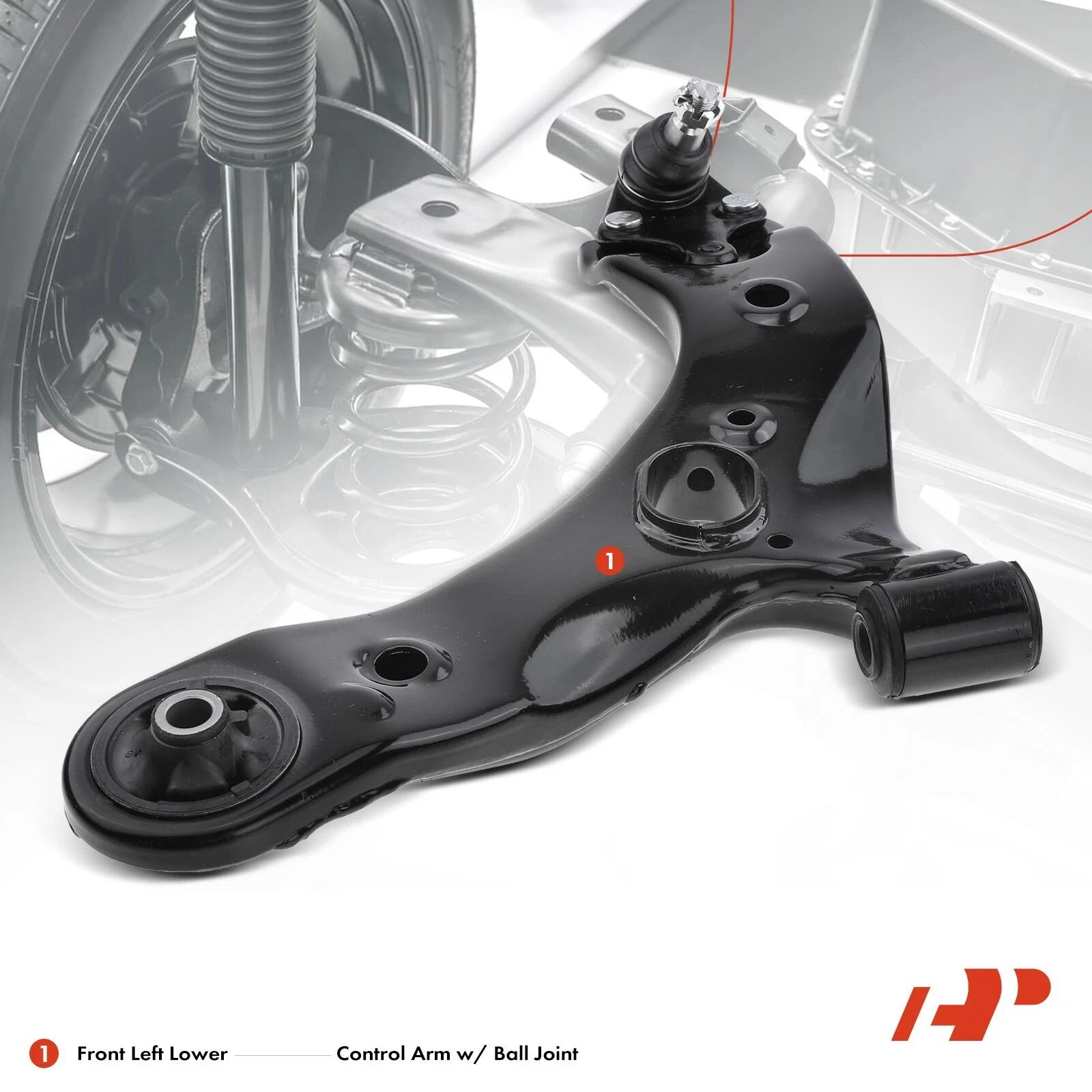 Front Left Lower Control Arm with Ball Joint for Toyota RAV4, Lexus NX200t (2017–2025)