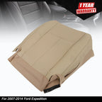 Leather Seat Cover for Ford Expedition (2007-2014) - Driver Bottom, Camel Tan