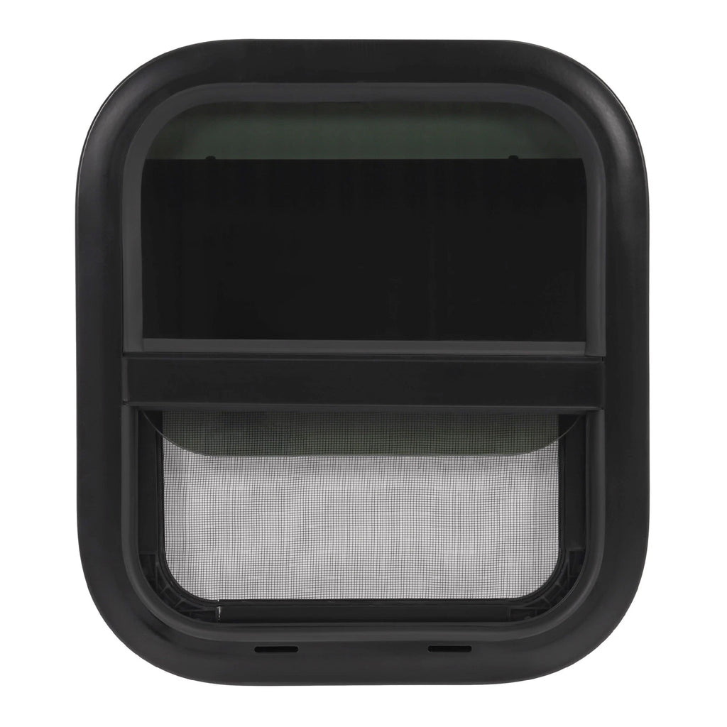 Vertical Slider Window for RV (14"x16", Aluminum, Tempered Glass)