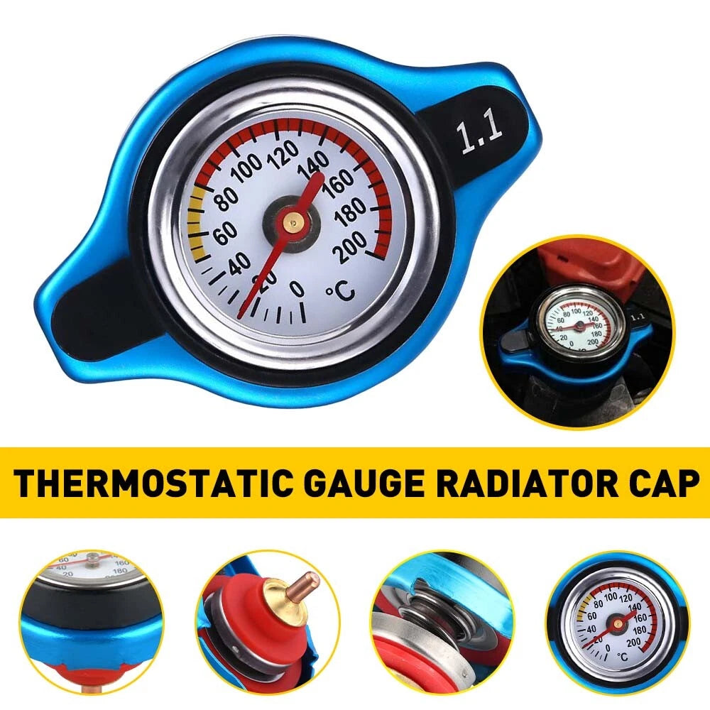 Thermostatic Gauge Radiator Cap Cover for Car 