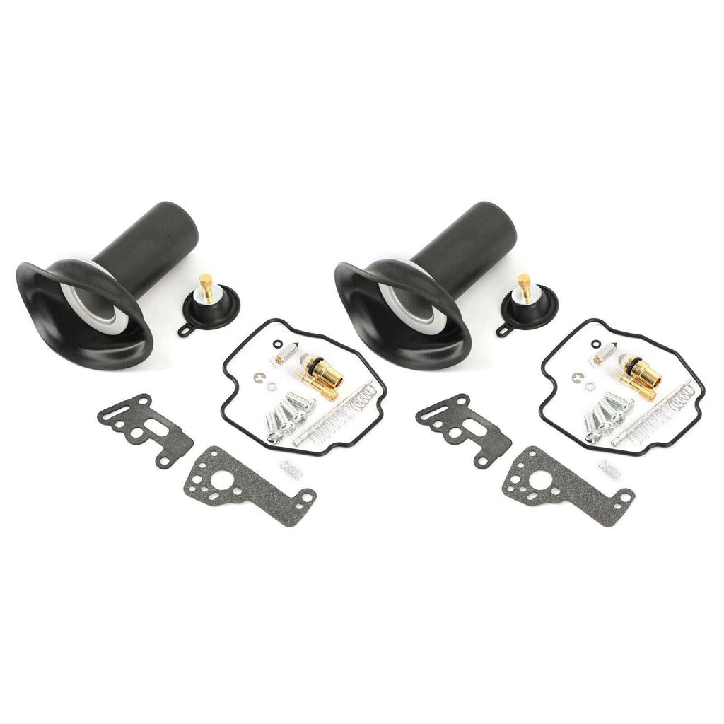 Set of 2 Carburetor Repair Kit Plunger Diaphragm for Yamaha Virago 535 (1990–2001)