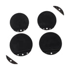 Set of 4 Boat Drain Cover Replacement Kit Marine Drain Valve Cover Parts