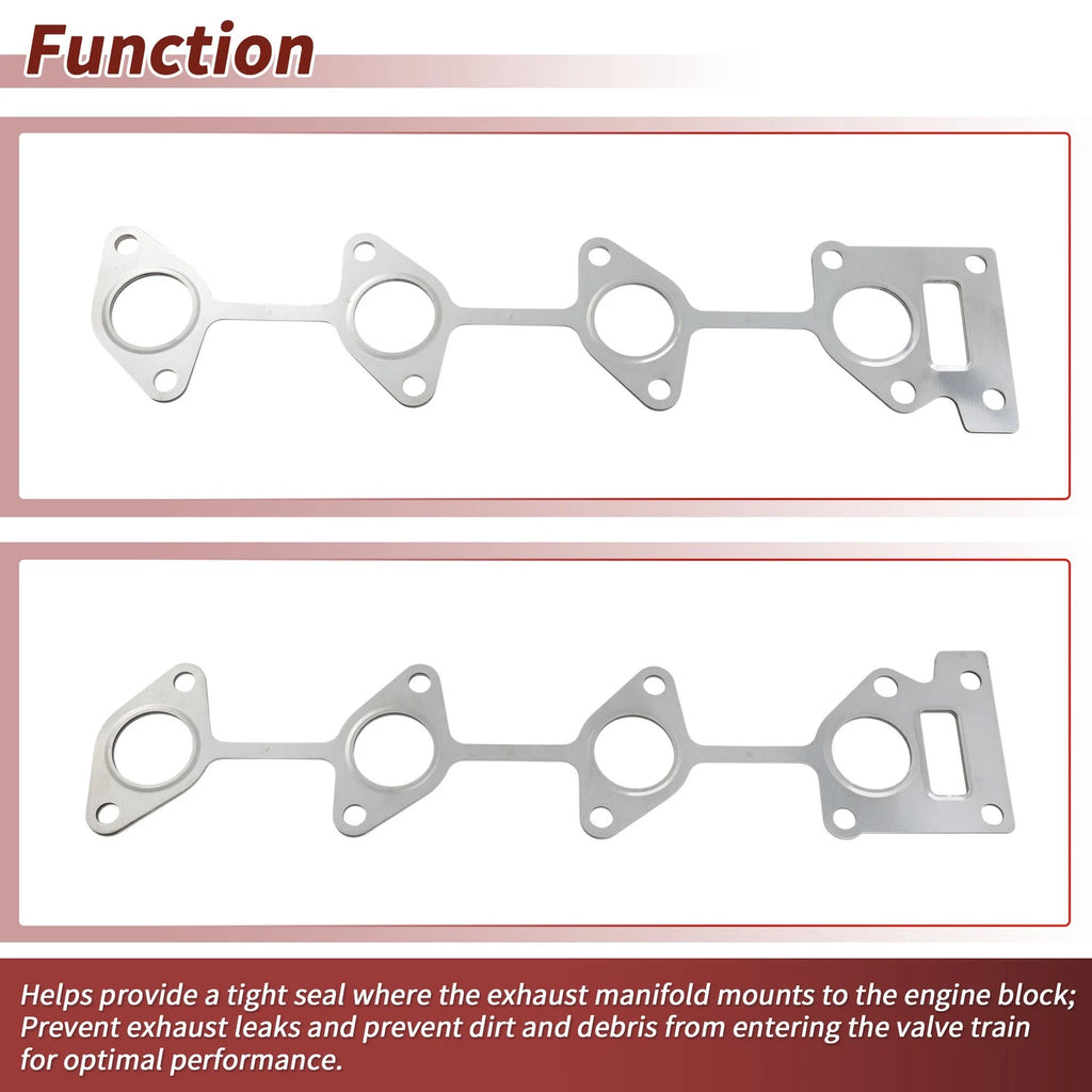 1 Pc Exhaust Manifold Header Gasket for Hyundai Santa Fe (2001–2006) No. 28521-27000
