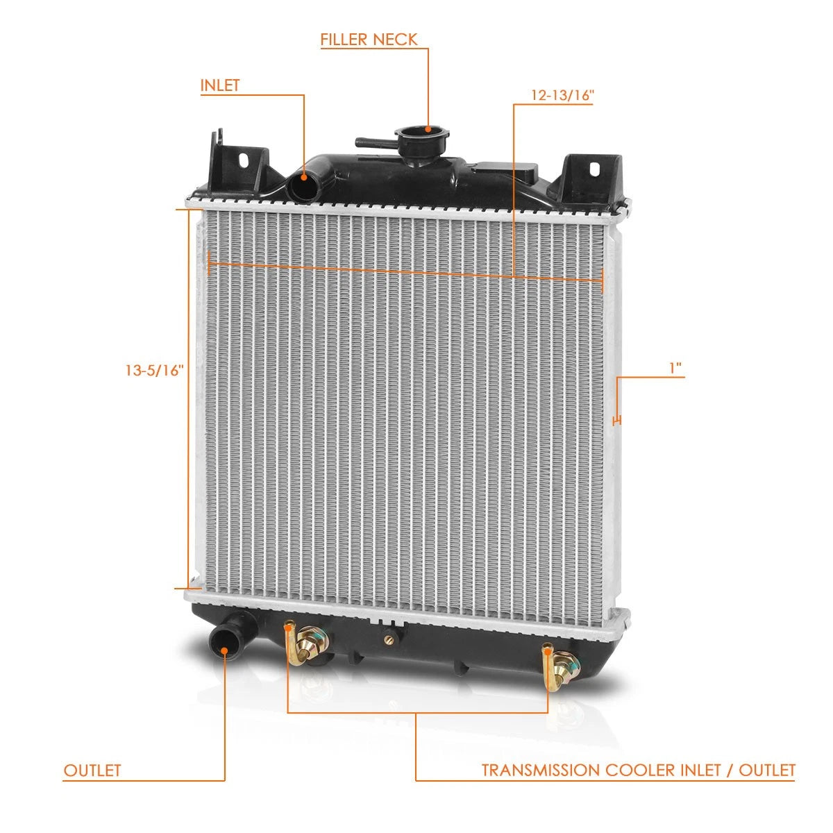 Full Aluminum Core Radiator for Geo Metro/Suzuki Swift (1989–1994) DPI-1444