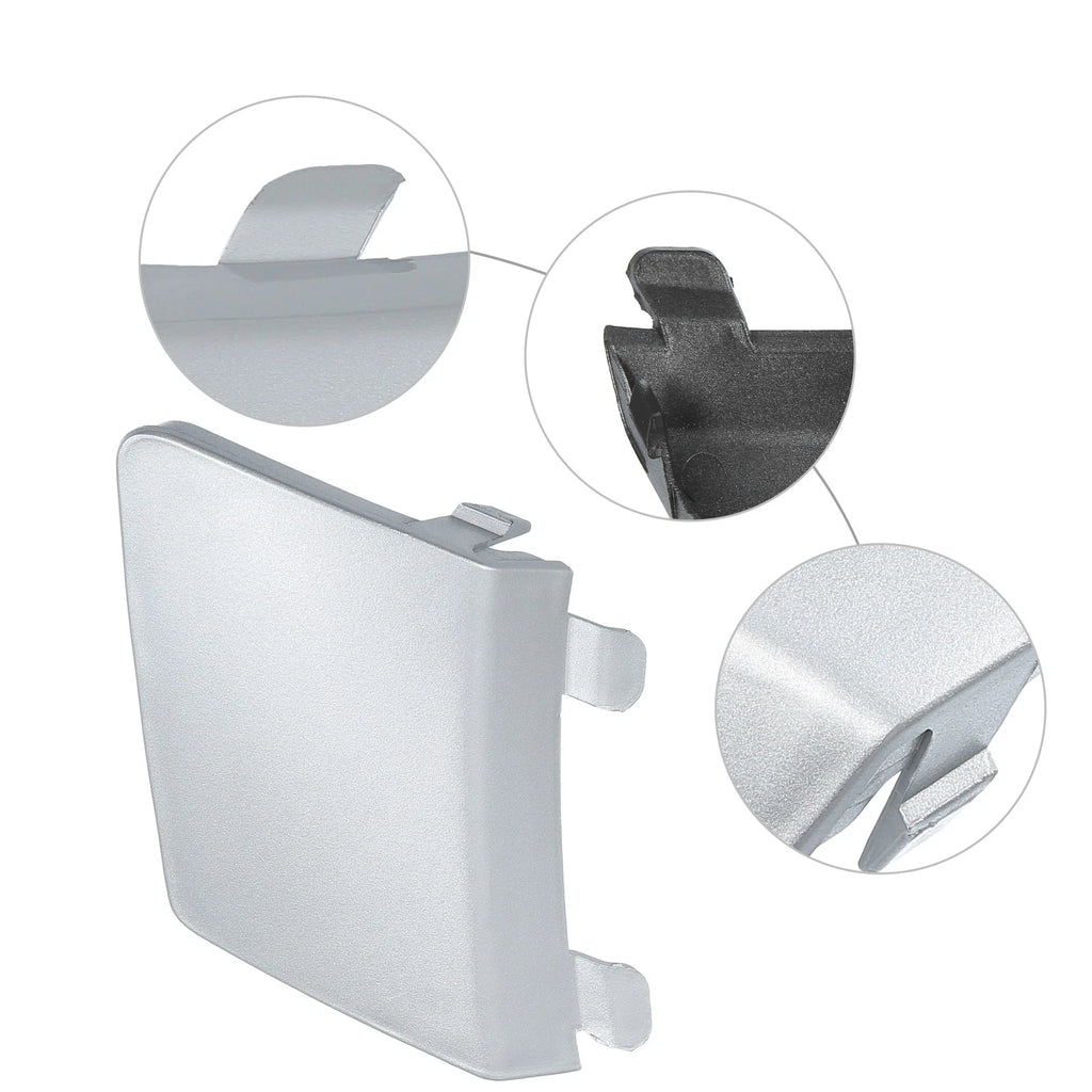 Bumper Tow Hook Cover for Volkswagen (Silver Tone)