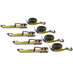 Set of 4 Heavy Duty Tie Down Straps 2" x 27' 10000 LBS DJ-Hook