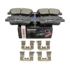Bosch QuietCast Rear Brake Pads for Hyundai G80, Entourage, Equus, Borrego, Sedona