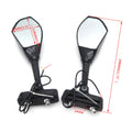 LED Turn Signal Integrated Mirror for Suzuki Hayabusa (2008–2023)