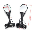 LED Turn Signal Integrated Mirror for Suzuki Hayabusa (2008–2023)