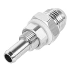 8AN Male Flare Bulkhead to 3/8" Hose Barb Fuel Tank Fitting Adaptor Kit