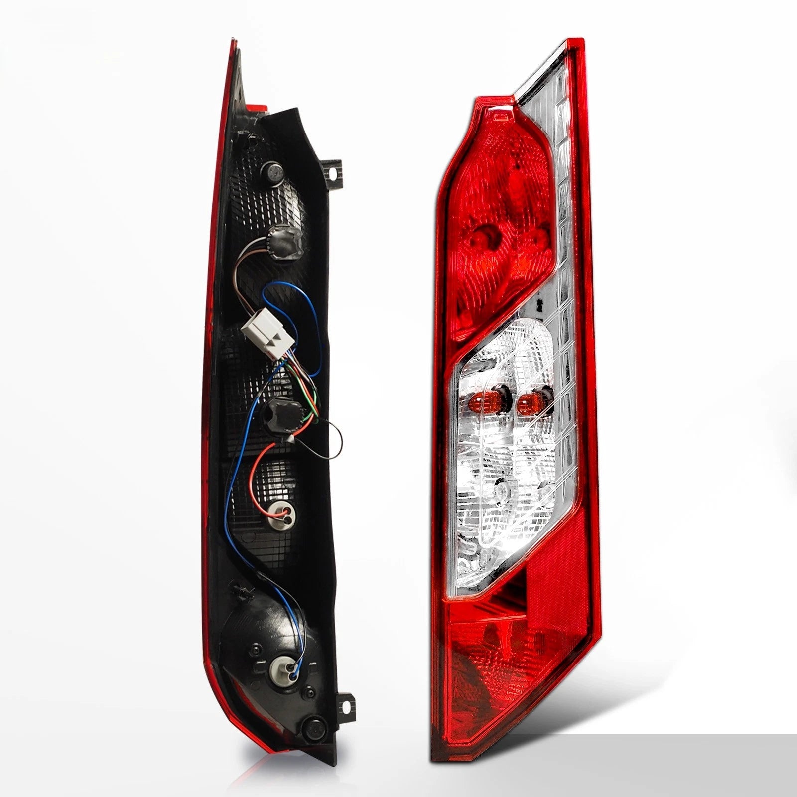 Tail Light for Ford Transit Connect (2014–2023) w/ Bulbs & Wires, Passenger Side