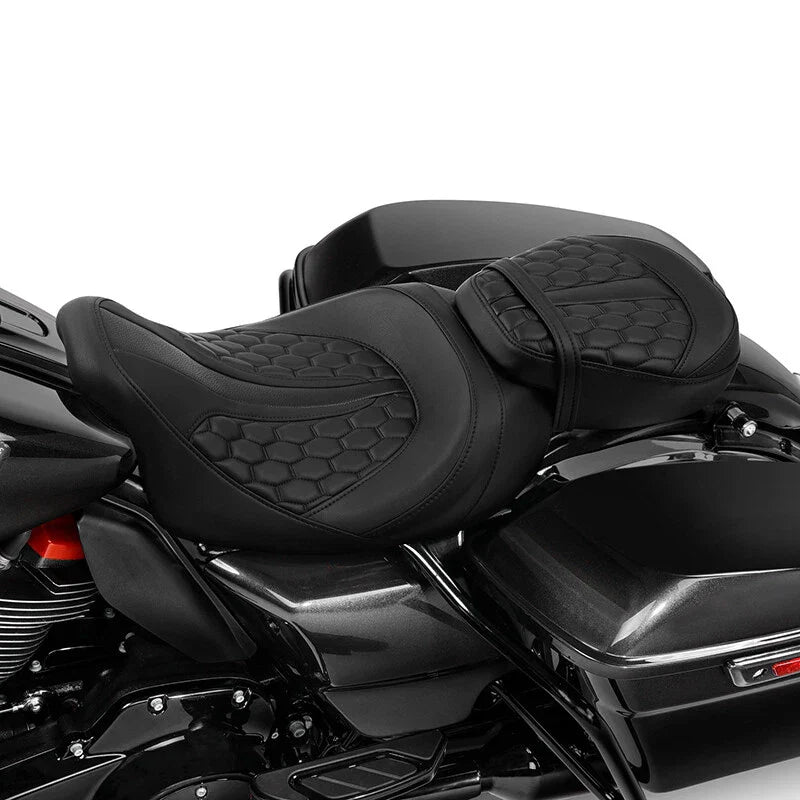 Gel Seat for Harley Electra Road King Glide 2009-2023 (Black)