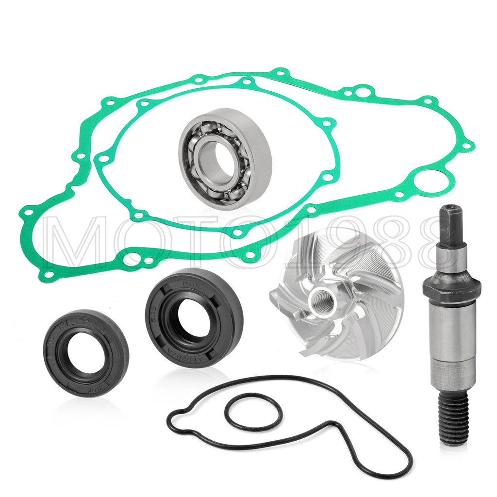 Water Pump Repair Kit for Yamaha YFZ450 (2004–2013) - Impeller, Seal, Shaft, Gaskets