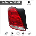 LED Brake Lamp Tail Light Assembly for Chevy Trax (2017–2022) Chrome
