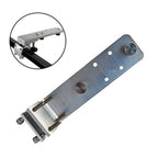 Boat Grill Mount for 7/8"-1-1/4" Round Rails (Anodized Aluminum, Stainless Steel)