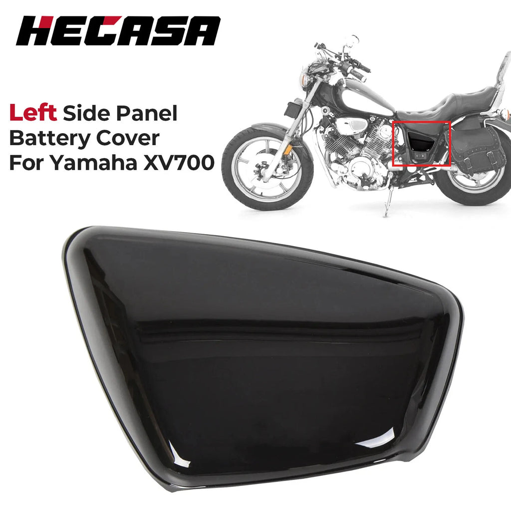 Left Side Panel Battery Cover for Yamaha XV700 750 1000 1100 Virago (1984–up)