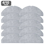 Set of 4 Reusable Microfiber Mop Pads for Haier HSR For M3 Robot Vacuum