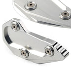 Silver Kickstand Side Stand Pad for BMW R1200R R1200RS LC (2015-2016)