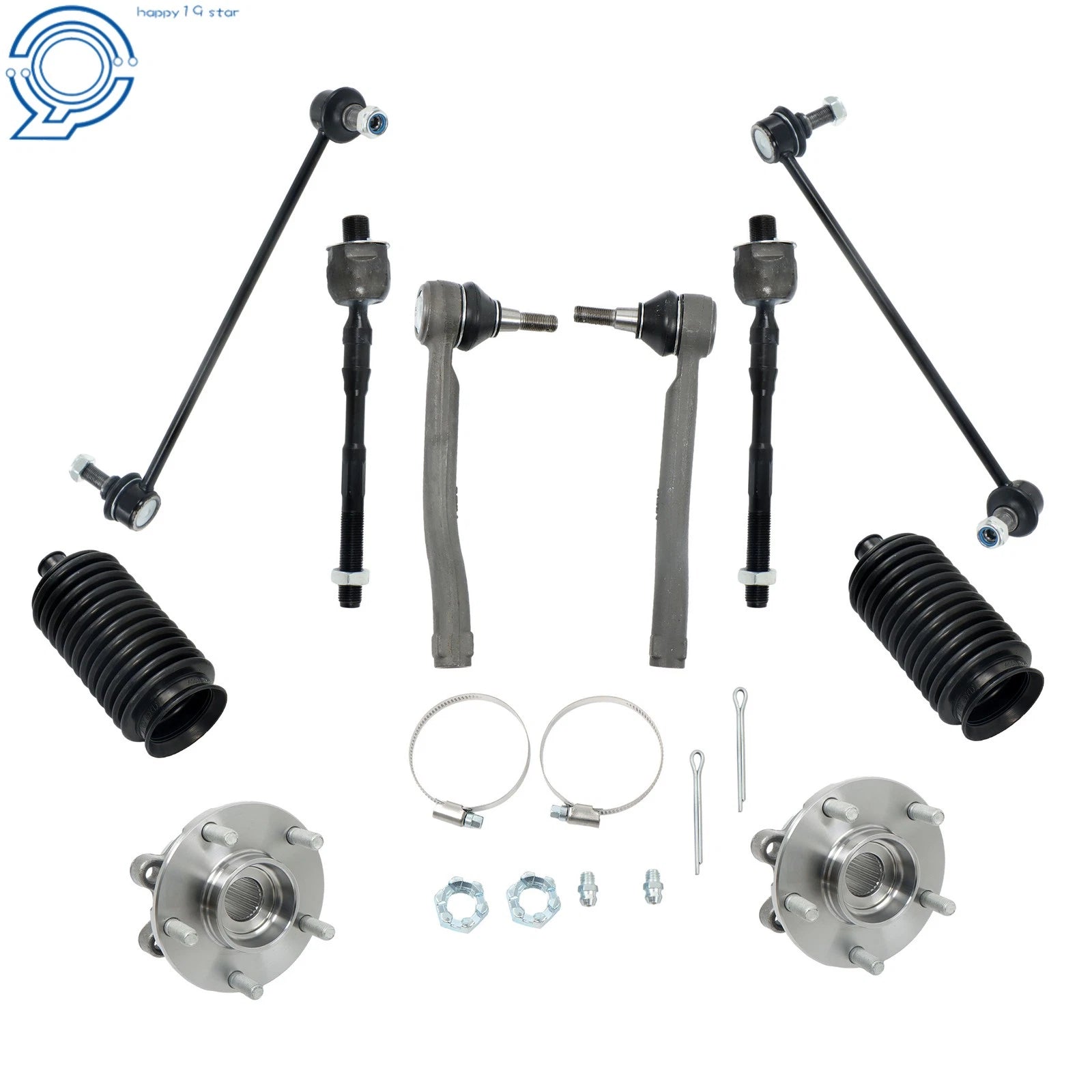 10X Front Wheel Hub & Bearing Suspension Kit for Nissan Altima (2007–2012)