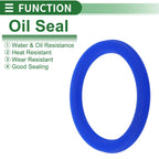 Set of 5 Oil Seal Rotary Shaft Seal 40x50x4mm for Various Models