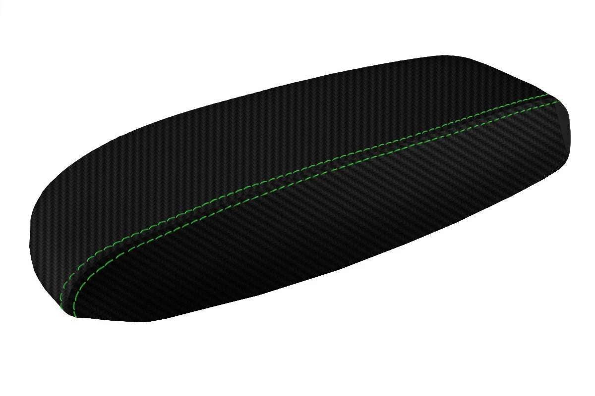 Carbon Fiber Console Lid Armrest Cover for Ford Mustang (1994–2004)