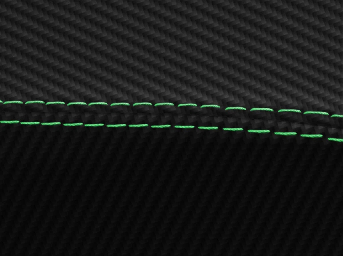 Manual Shift Boot for Dodge Challenger (2008–2014) Carbon Fiber Green Stitch