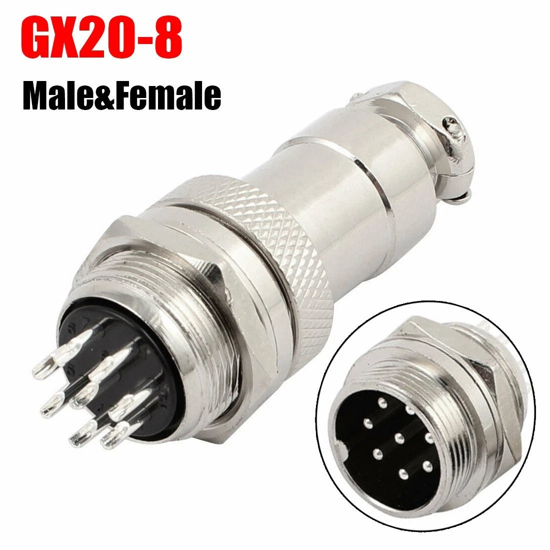 GX20-8 Male and Female Connectors for Automotive Applications