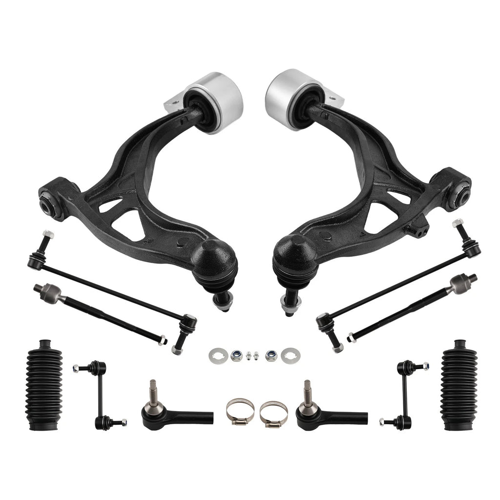 Set of 12 Front Control Arms Ball Joint Tie Rod Sway Bar Kit for Ford Explorer (2011–2017)