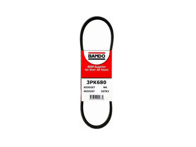 Water Pump Multi Rib Belt for Mazda Tribute (2001–2004) KM512FP