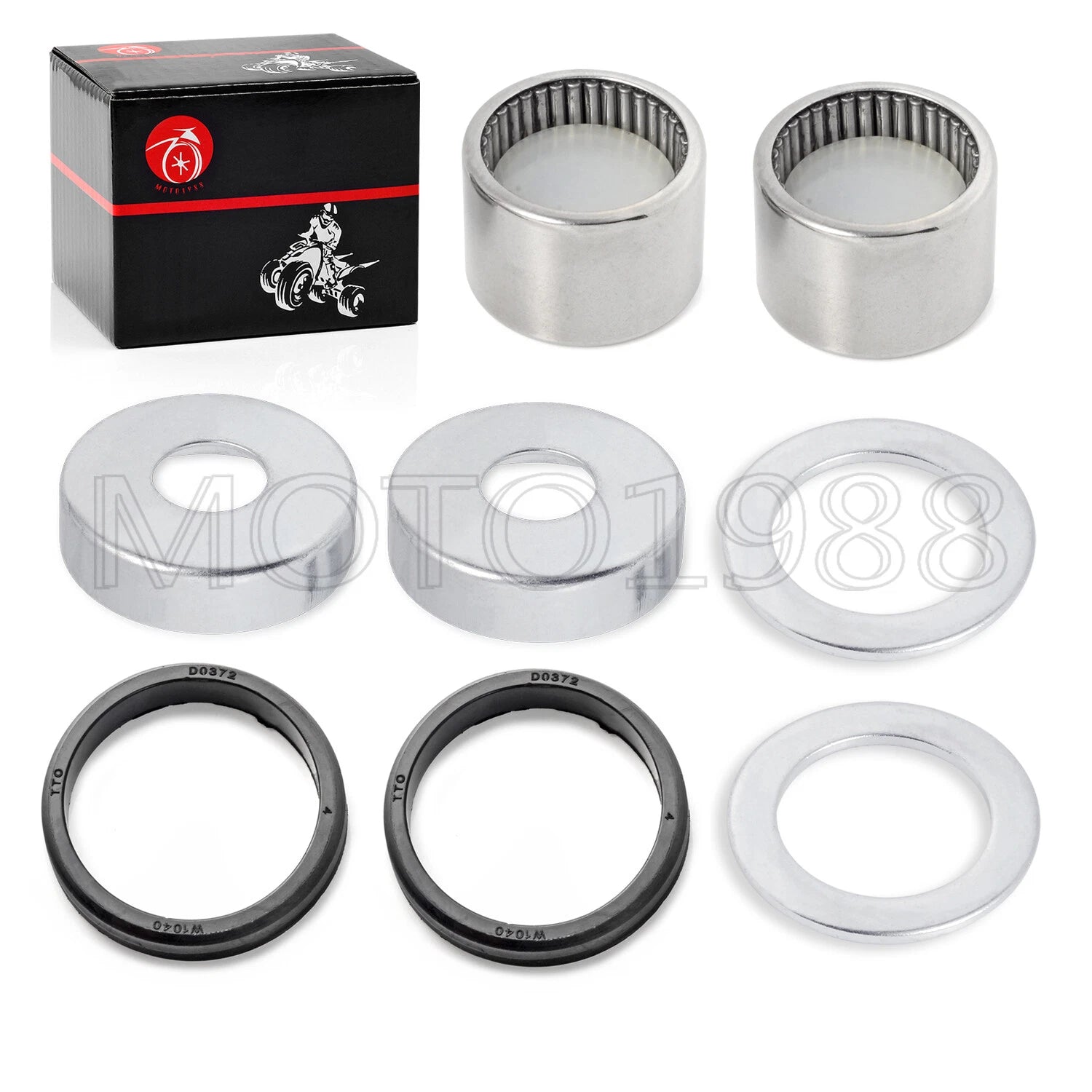 Rear Swingarm Bearing Seal Cap Rebuild Kit for Yamaha Banshee 350 (1987–2006)