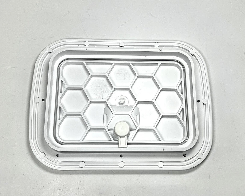 Boat Deck Hatch Lid for Jim Black (9in x 12in) Polar White OEM