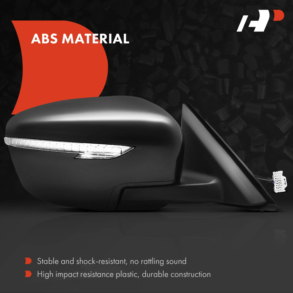 Power Folding Signal Passenger Mirror for Nissan Rogue (2014–2016)