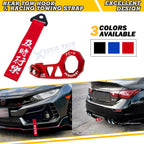 JDM Rear Tow Hook Towing Strap Decoration Kit for Car (1990–1999)
