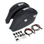 Matte Black Saddlebags for Indian Chieftain (2014–2023)
