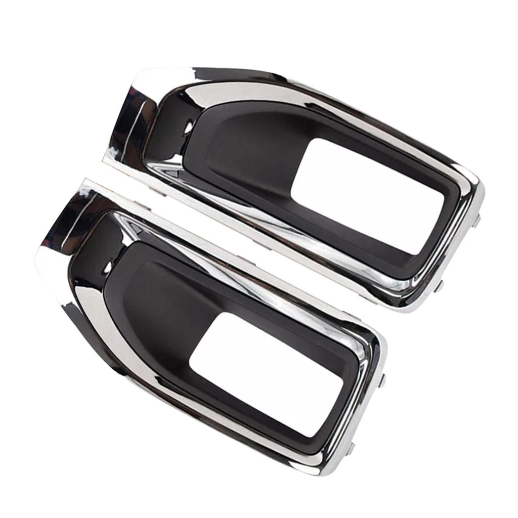 Pair Fog Light Lamp Bezel Chrome Trim Cover for GMC Yukon XL (2015–2020)