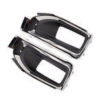 Pair Fog Light Lamp Bezel Chrome Trim Cover for GMC Yukon XL (2015–2020)