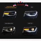 Set of 2 Front LED Projector Headlights for Chevrolet Camaro (2014–2015)