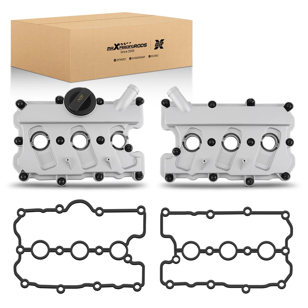 Engine Valve Cover (2) for Audi VW A4 A5 A6 S4 S5 Q5 (2009–2017)