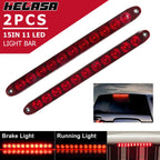 2X 16" Red LED Trailer Light Bar for Truck (Year Range Not Specified)
