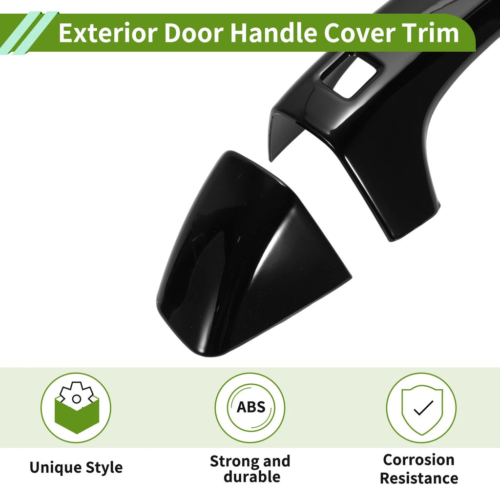 Set of 1 Exterior Door Handle Cover Trim for Kia K5 (2020–2025) Gloss Black ABS