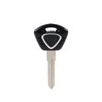 Black Uncut Blade Blank Key for Daytona 675 / Street Triple 675 (2006-2018)