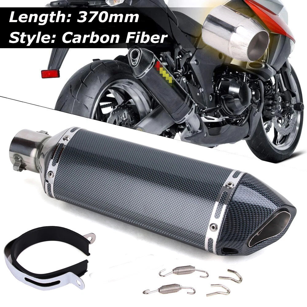 Slip On Exhaust Muffler Pipe 38-51mm Universal for Motorcycle