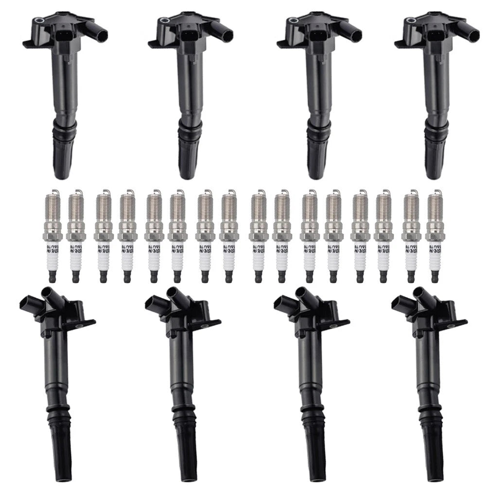 8X Ignition Coils + 16 Iridium Spark Plugs for Ford F-150 (2010–2014) UF631 UF639
