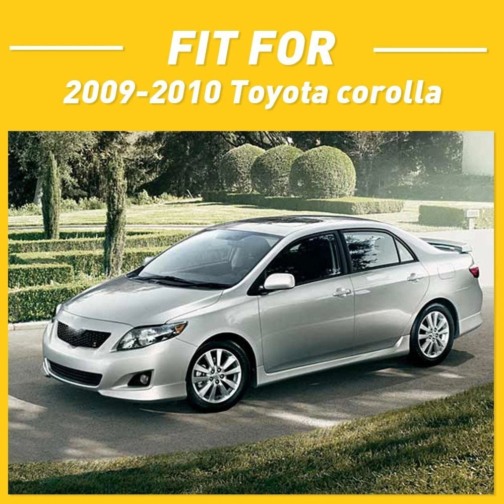 Bumper Bracket Set for Toyota Corolla (2009–2010) Front Driver & Passenger Side