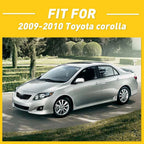 Bumper Bracket Set for Toyota Corolla (2009–2010) Front Driver & Passenger Side