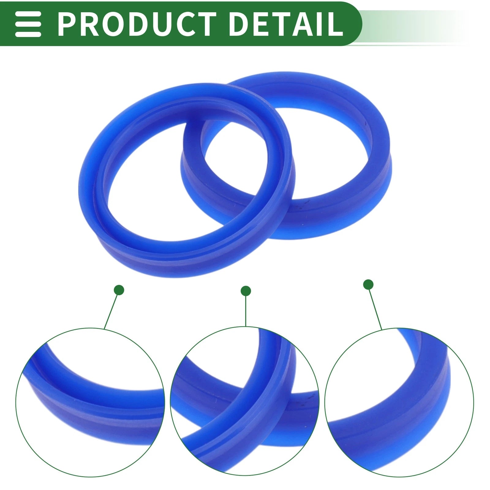 Set of 5 Oil Seal Rotary Shaft Seal 45x55x10mm High Pressure Blue