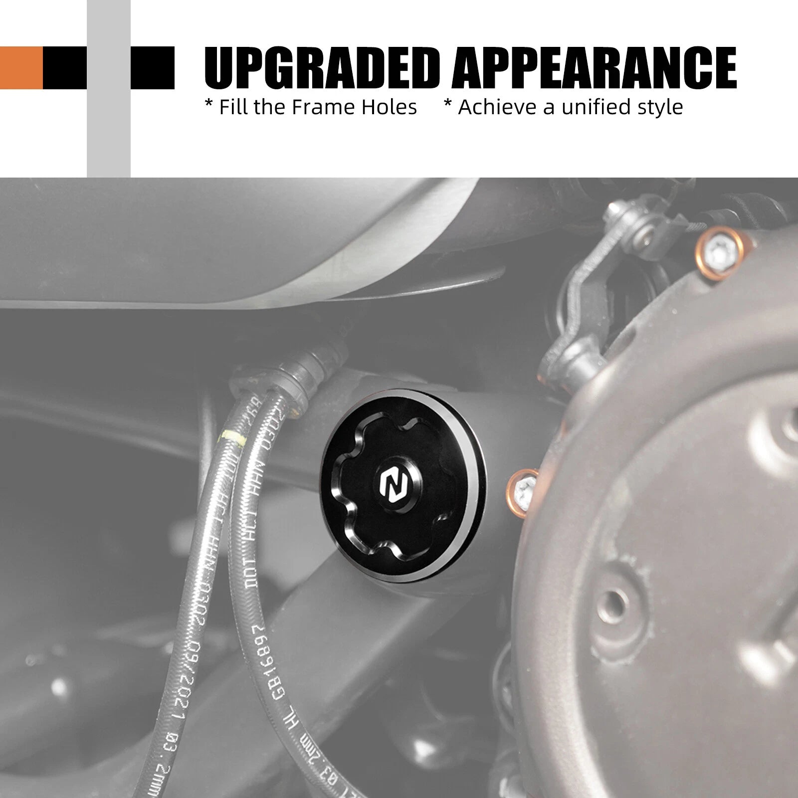 Frame Hole Cover Cap Plug 47400133 for Harley Sportster S (2021–2024)