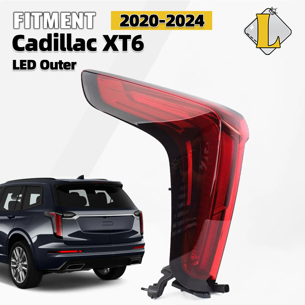 LED Tail Light for Cadillac XT6 (2020–2024) Outer Left Driver Side W/Bulb