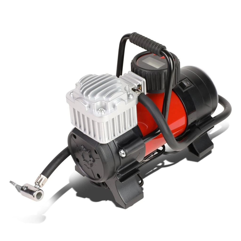 125 PSI Electric Air Compressor Inflator for Car Bike with LED Reading