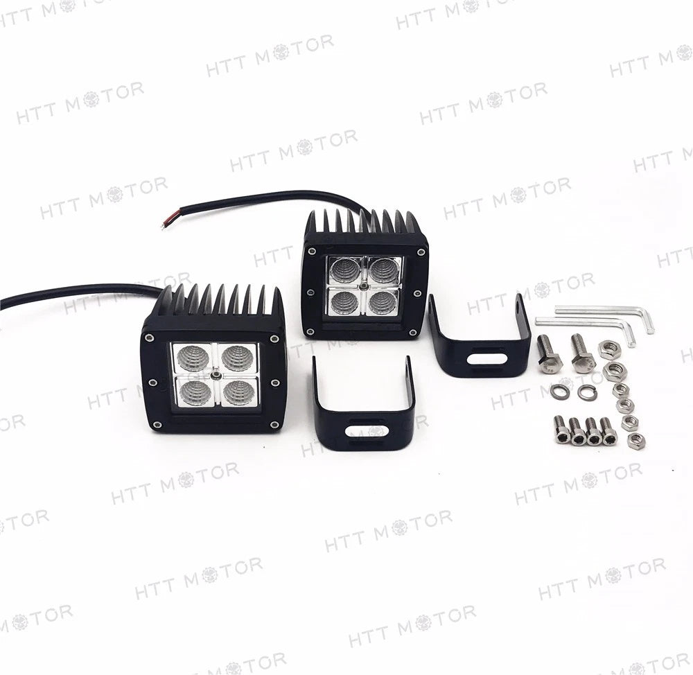 2X 3.25" 12W CREE LED Work Light Bar for Offroad Driving Bumper Lamp